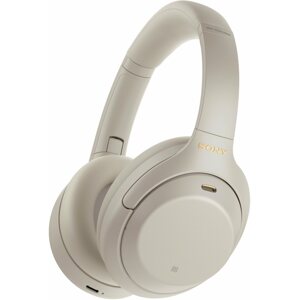 Vezeték nélküli fül-/fejhallgató Sony Hi-Res WH-1000XM4, ezüst-szürke