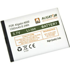Mobiltelefon akkumulátor ALIGATOR A600 / A610 / A620 / A430 / A670 / A680 / VS900, Li-Ion