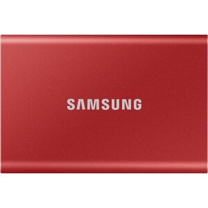 Külső merevlemez Samsung Portable SSD T7 1TB piros