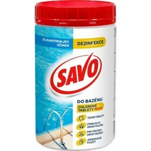 Medencetisztítás SAVO Klór tabletta - MAXI 1,2kg
