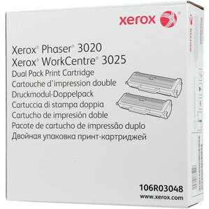 Toner Xerox 106R03048 DualPack, fekete