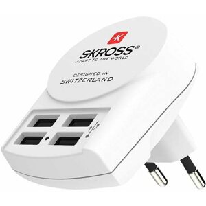 Hálózati tápegység SKROSS euro USB, 4800mA, 4x USB kimenet
