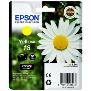 Tintapatron Epson T1804 sárga