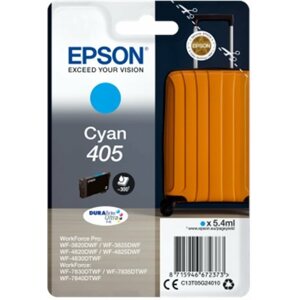 Tintapatron Epson 405 cián