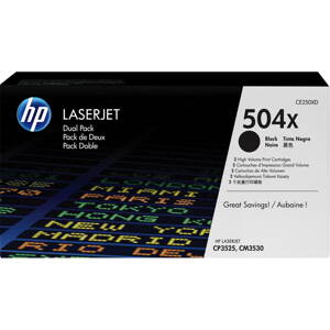 Toner HP CE250XD sz. 504X Dual Pack fekete