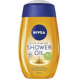Olajos tusfürdő NIVEA Natural Caring Shower Oil 200 ml