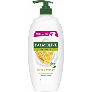 Tusfürdő PALMOLIVE Naturals Milk & Honey Shower Gel 750 ml pumpás