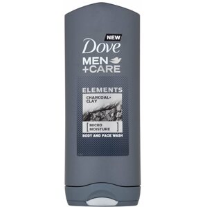 Tusfürdő Dove Men+Care Charcoal & Clay Body and Face Wash 400 ml