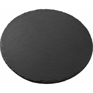 Tálca Siguro Slate Pala lap 35 cm, fekete