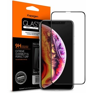 Üvegfólia Spigen Glass FC HD Black iPhone 11 Pro/ XS/ X üvegfólia