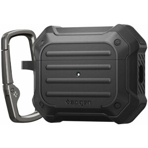 Fülhallgató tok Spigen Tough Armor MagSafe Black AirPods Pro 2