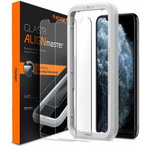 Üvegfólia Spigen Align Glas.tR 2 Pack iPhone 11 Pro/XS/X üvegfólia
