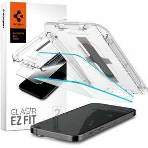 Üvegfólia Spigen tR EZ Fit 2 Pack Transparency Sensor Open iPhone 14 Pro üvegfólia