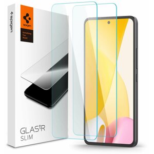 Üvegfólia Spigen Glass Slim 2 Pack Xiaomi 12 Lite üvegfólia