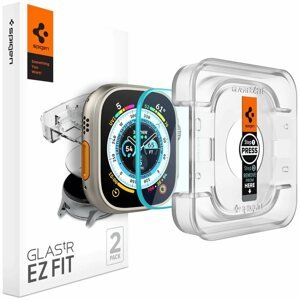 Üvegfólia Spigen Glass EZ Fit 2 Pack Apple Watch Ultra üvegfólia - 49mm