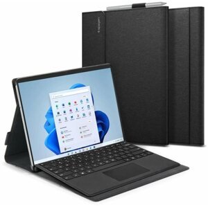 Laptop tok Spigen Stand Folio Black Microsoft Surface Pro 8/9