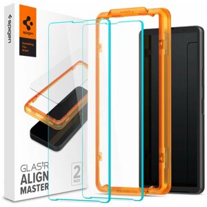 Üvegfólia Spigen Glass tR Align Master 2 Pack Sony Xperia 10 V üvegfólia