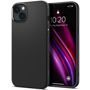 Telefon tok Spigen Liquid Air iPhone 14 Max matt fekete tok