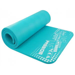 Fitness szőnyeg Lifefit Exkluzív yoga mat, világos türkiz