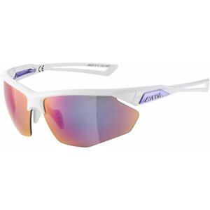 Kerékpáros szemüveg Alpina NYLOS HR white-purple