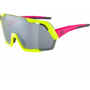 Kerékpáros szemüveg Alpina Rocket Bold neon-pink yellow matt