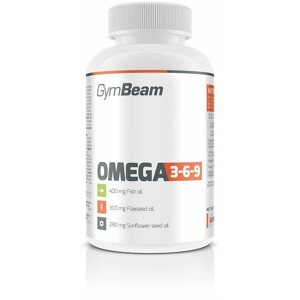 Omega 3 GymBeam Omega 3-6-9, 120 kapszula