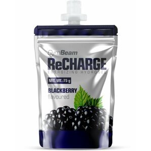 Energiagél GymBeam ReCharge Gel 75 g, blackberry