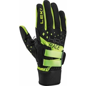 Síkesztyű Leki HRC Race Shark black-neon yellow