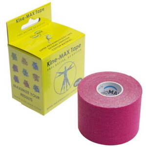 Kineziológiai tapasz Kine-MAX SuperPro Cotton Kinesiology Tape rózsaszín