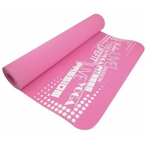 Jógamatrac Lifefit Yoga Mat TPE rózsaszín