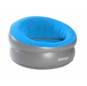Felfújható szék Vango Inflatable Donut Flocked Chair DLX Mykonos Blue