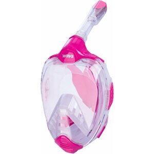 Snorkel maszk Wave FULLMA S/M, rózsaszín