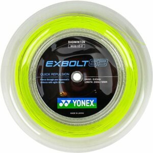 Tollasütő húr Yonex EXBOLT 63, 0,63 mm, 200 m, YELLOW