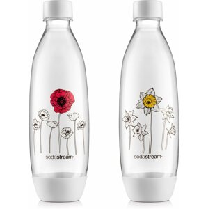 Sodastream palack SodaStream FUSE palack, 2 x 1 l, téli virágok