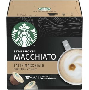 Kávékapszula STARBUCKS® Latte Macchiato by NESCAFE® DOLCE GUSTO® kávé 12 db
