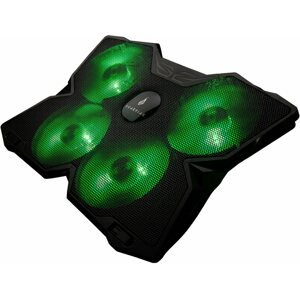 Laptop hűtőpad SUREFIRE Bora Gaming 17“, zöld