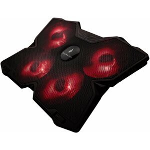 Laptop hűtőpad SUREFIRE Bora Gaming 17“, piros