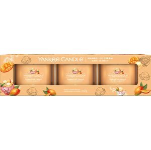 Gyertya YANKEE CANDLE Mango Ice Cream Set Sampler 3× 37 g