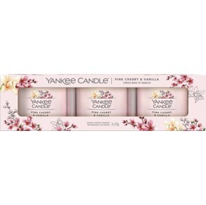 Gyertya YANKEE CANDLE Pink Cherry & Vanilla Set Sampler 3× 37 g