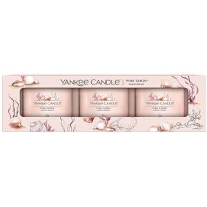 Gyertya YANKEE CANDLE Set Pink Sands Sampler 3× 37 g