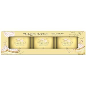 Gyertya YANKEE CANDLE Set Vanília Cupcake Sampler 3× 37 g