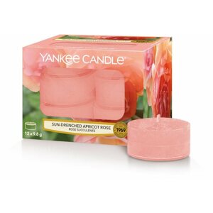 Gyertya YANKEE CANDLE Sun-Drenched Aúpricot Rose 12 × 9,8 g