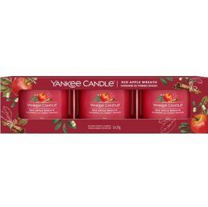 Gyertya YANKEE CANDLE Red Apple Wreath 3× 37 g