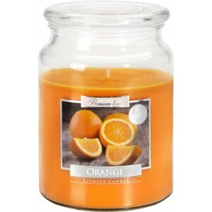 Gyertya BISPOL Aura Maxi narancs 500 g