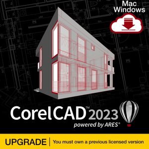 Grafikai szoftver CorelCAD 2023 Win/Mac CZ/EN upgrade (elektronikus licenc)