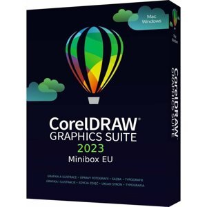 Grafikai szoftver CorelDRAW Graphics Suite 2023 Minibox EU, Win/Mac, CZ/EN (BOX)