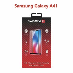 Üvegfólia Swissten Case Friendly Samsung Galaxy A41 üvegfólia - fekete