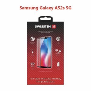 Üvegfólia Swissten Case Friendly Samsung Galaxy A52s 5G üvegfólia - fekete