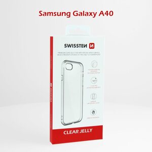 Telefon tok Swissten Clear Jelly Samsung Galaxy A40 készülékhez