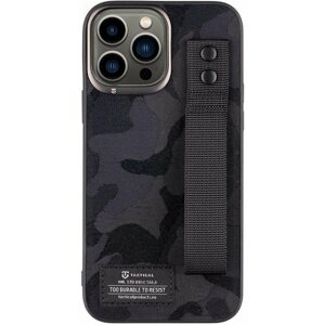 Telefon tok Tactical Camo Troop Drag Strap Kryt pro Apple iPhone 13 Pro Max Black